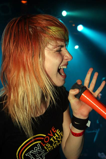 Paramore performing live at the Mean Fiddler London Posted on June 10th